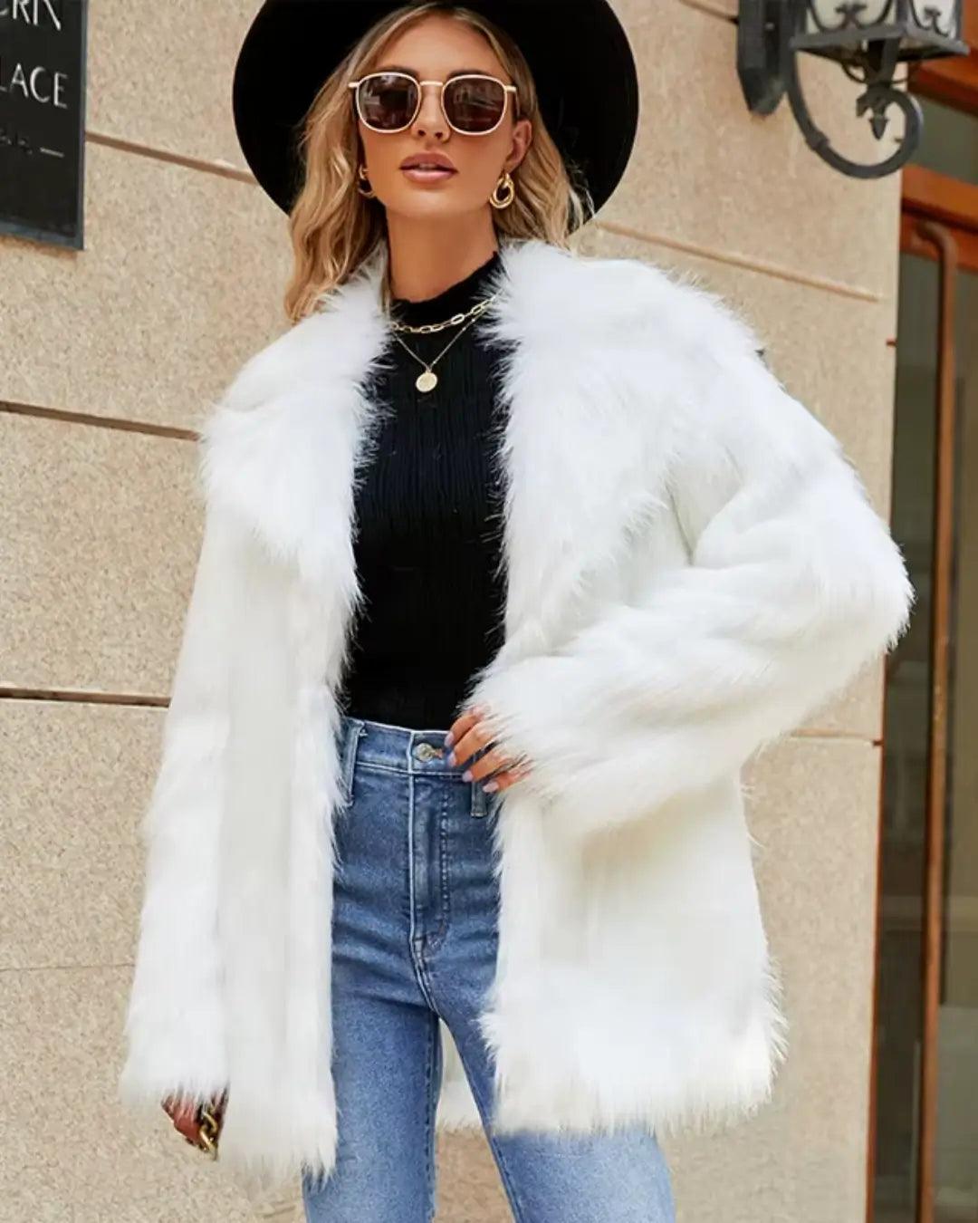 Soft Faux Fur Coat