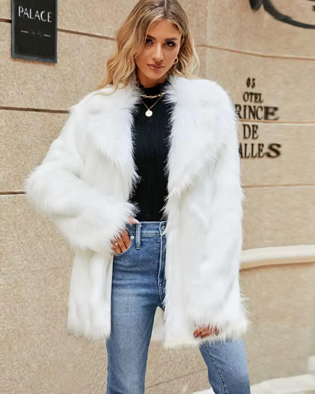 Soft Faux Fur Coat