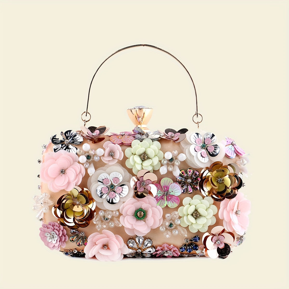 Elegant Floral Evening Bag