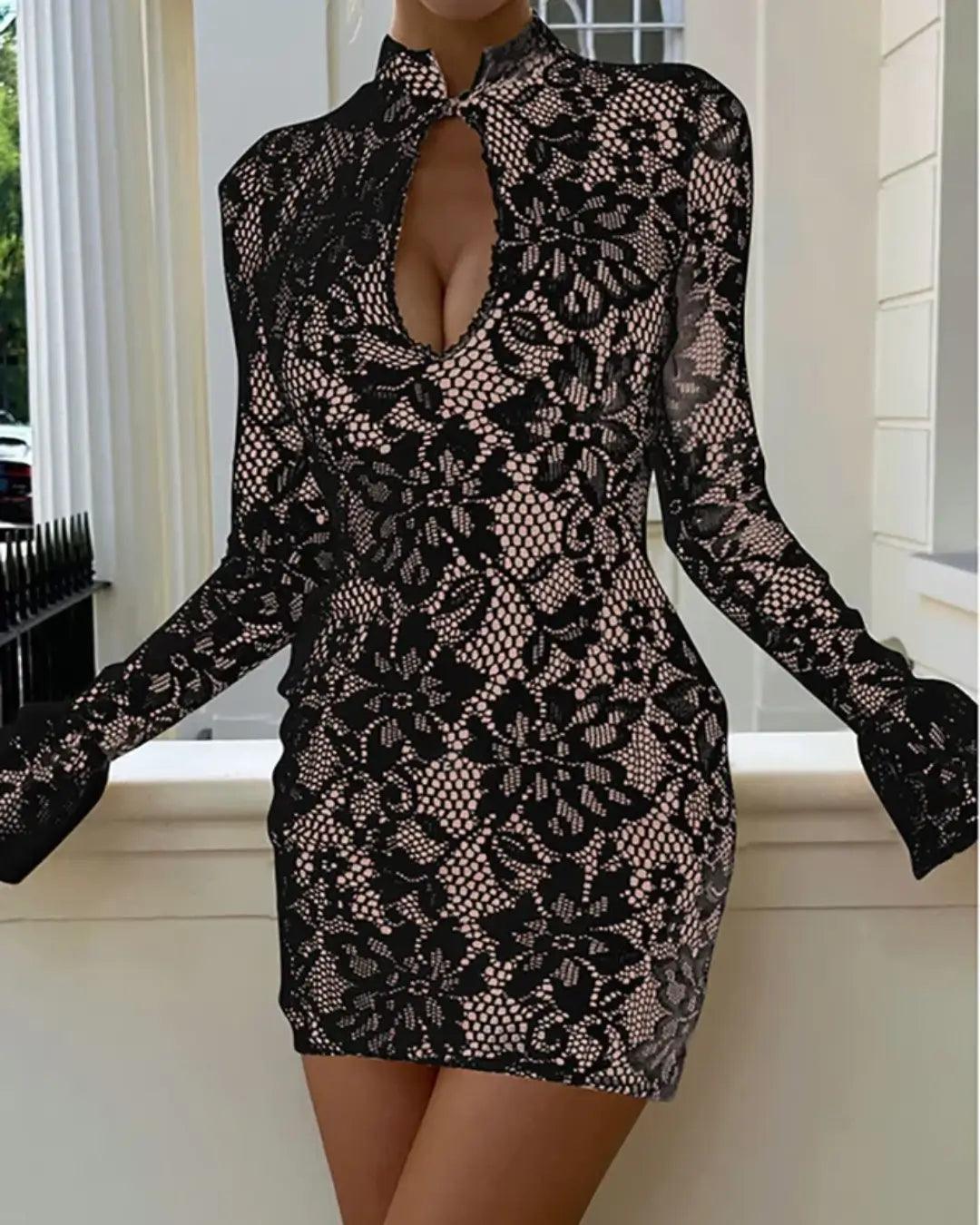 Mini Lace Allure Dress