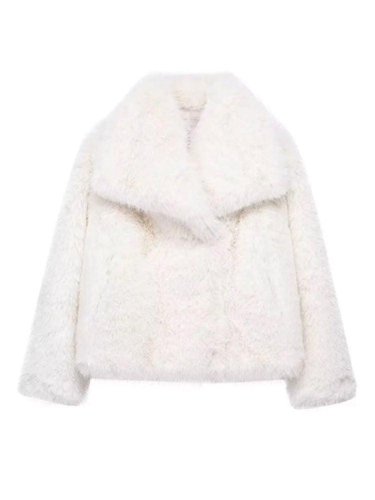 Elegance Faux Fur Coat