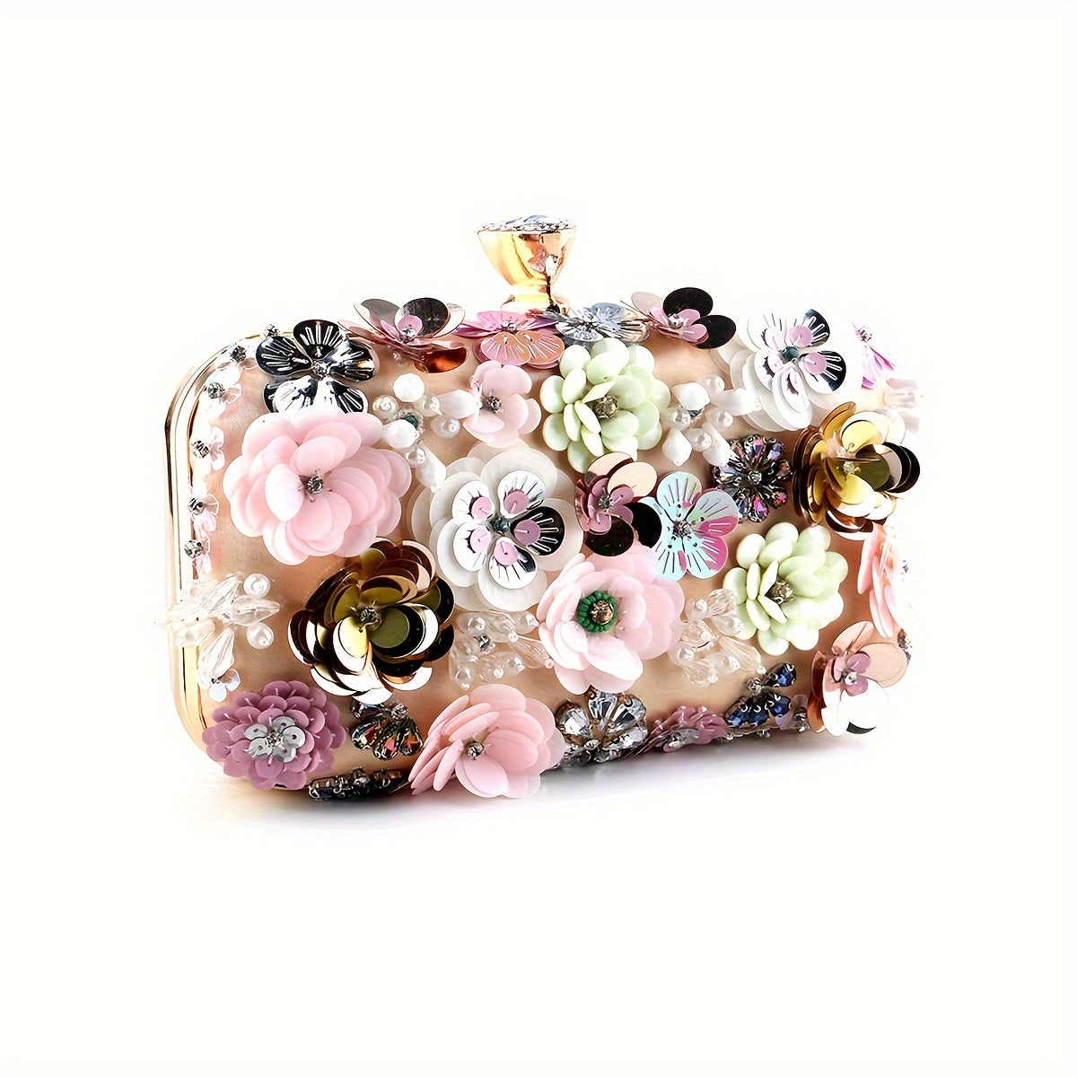 Elegant Floral Evening Bag