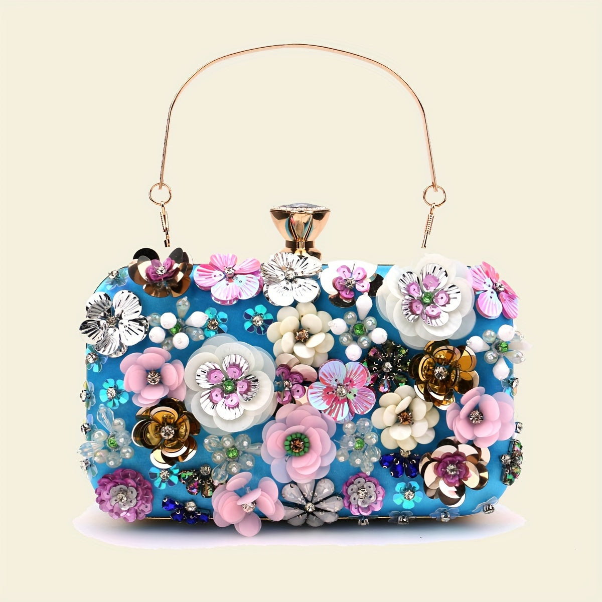 Elegant Floral Evening Bag