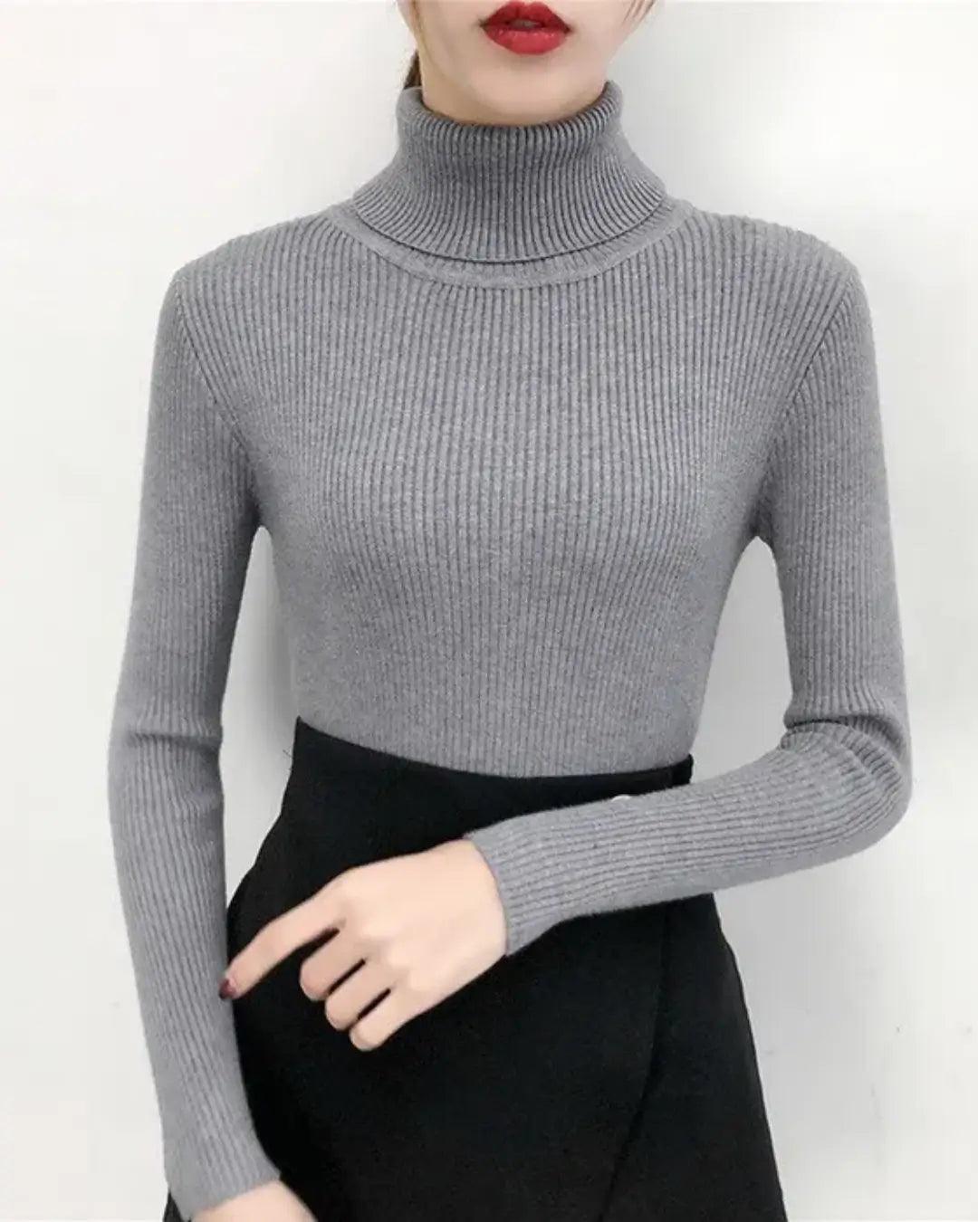 Chic Modern High Neck Sweater