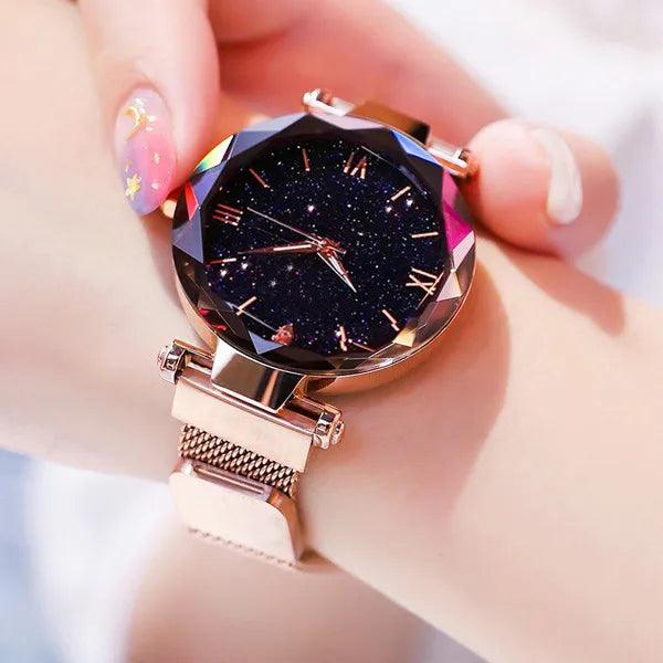 Starry Sky Quartz Watch – Elegant & Modern Timepiece