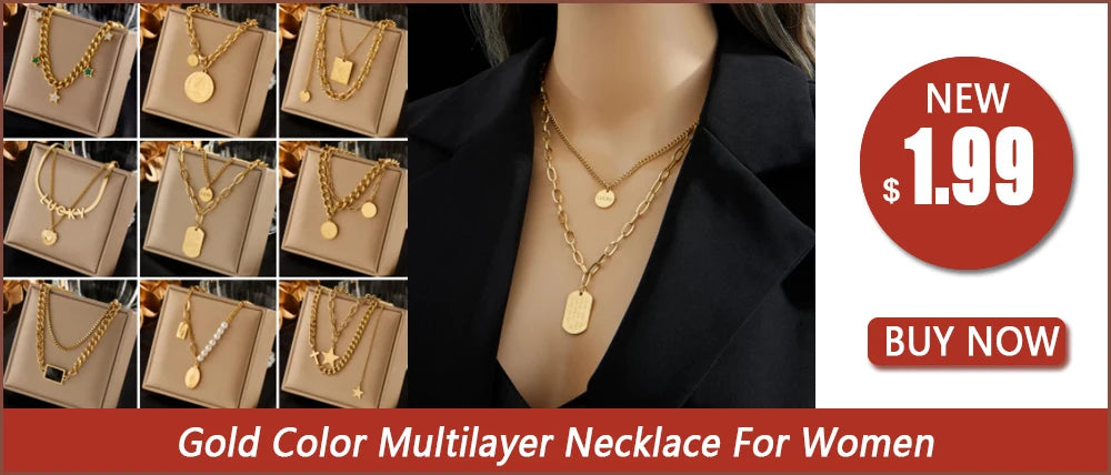 DIEYURO 316L Stainless Steel Small Uneven Folds 2 Love Necklace High-end Sense Party Accessories Non-fading High-quality Gifts