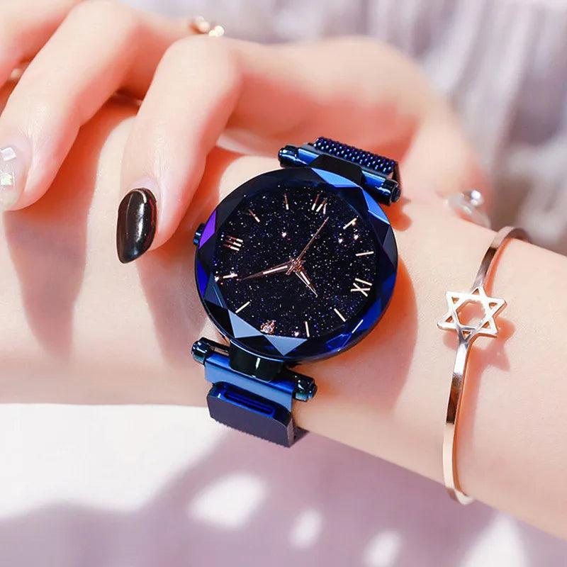 Starry Sky Quartz Watch – Elegant & Modern Timepiece