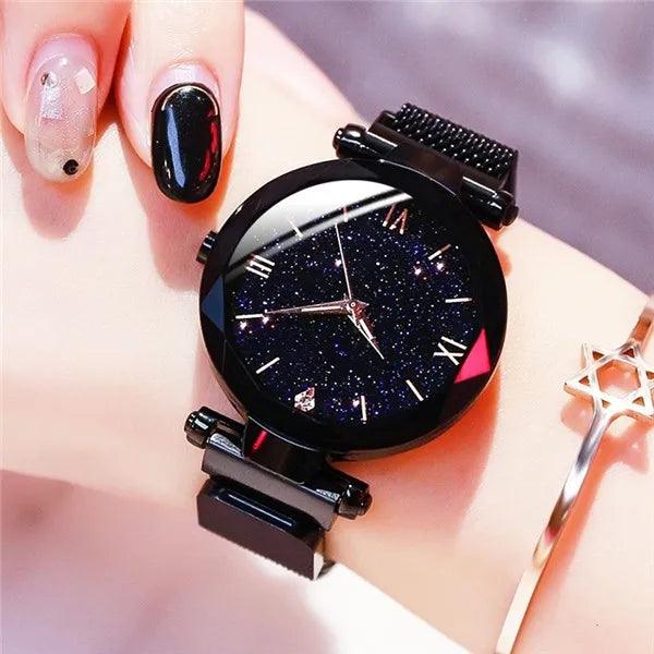 Starry Sky Quartz Watch – Elegant & Modern Timepiece