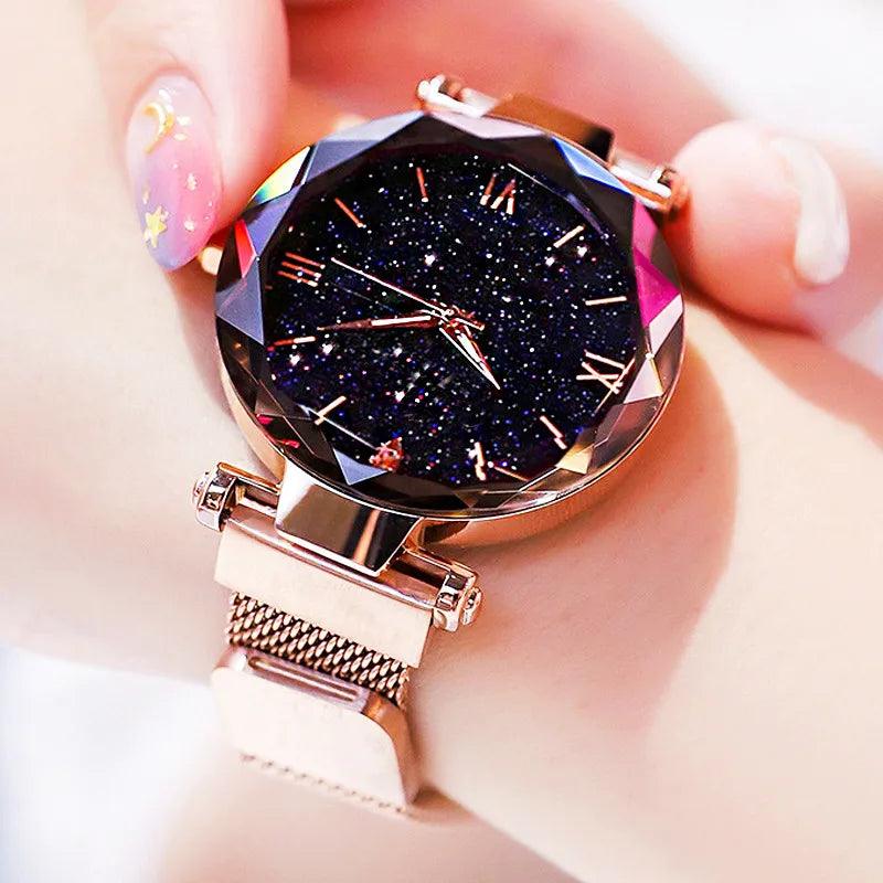 Starry Sky Quartz Watch – Elegant & Modern Timepiece