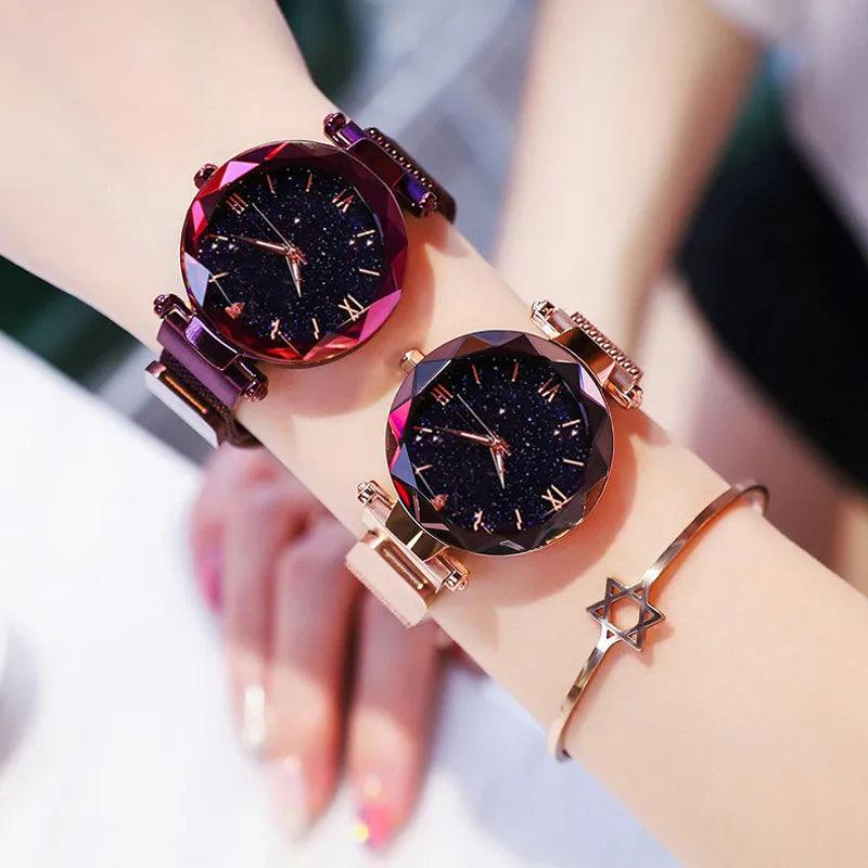 Starry Sky Quartz Watch – Elegant & Modern Timepiece