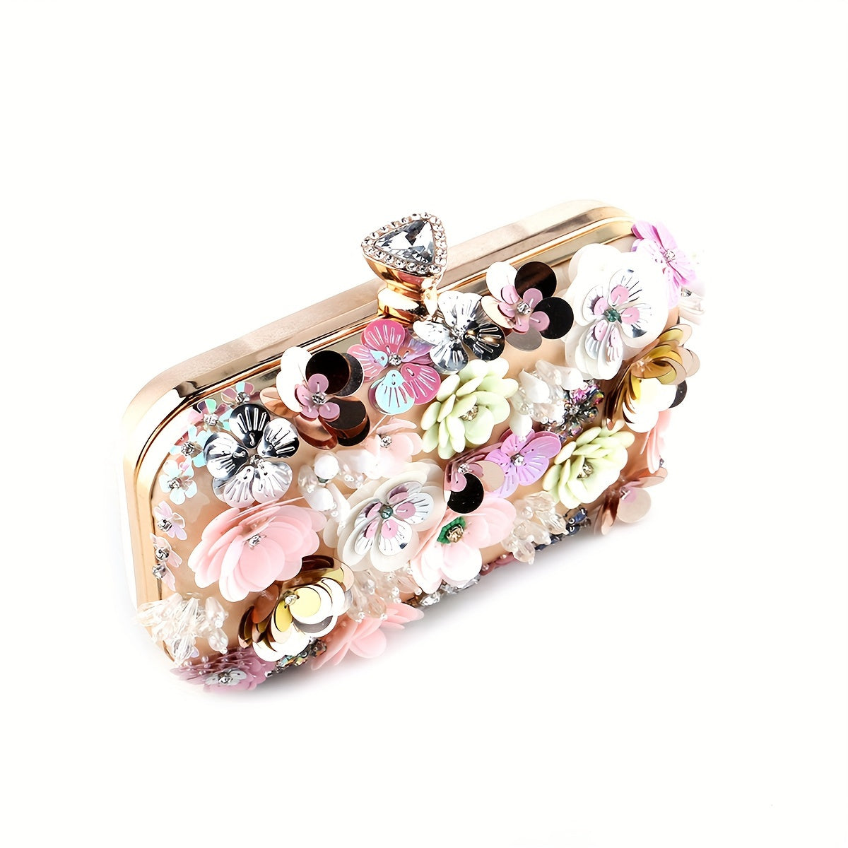 Elegant Floral Evening Bag